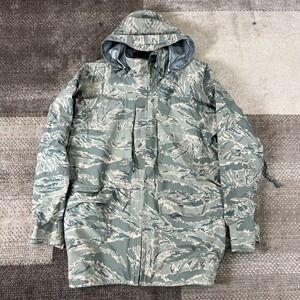 US Air Force APEC Tiger Stripe Camo Parka M Regular Tennier Industries Jacket